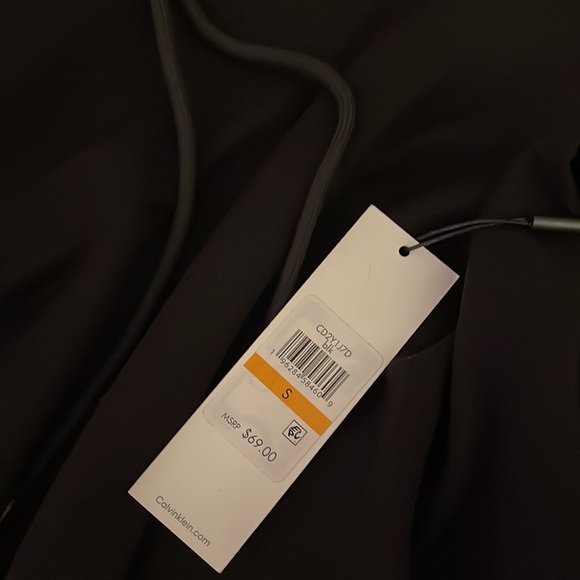 Calvin Klein Black Hoodie Dress Sz Small - Picture 4 of 4